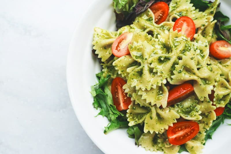 Pasta fresca con albahaca